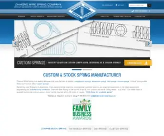 Diamondwire.com(Diamond Wire Spring Company) Screenshot