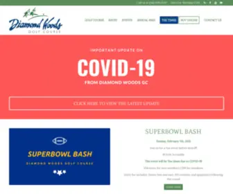 Diamondwoods.com(Diamond Woods Golf Course) Screenshot