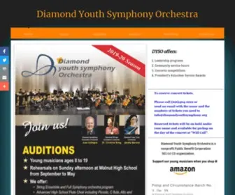 Diamondyouthsymphony.org(Diamondyouthsymphony) Screenshot