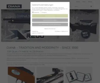 Diana-Airguns.de(Luftgewehre und Luftpistolen) Screenshot