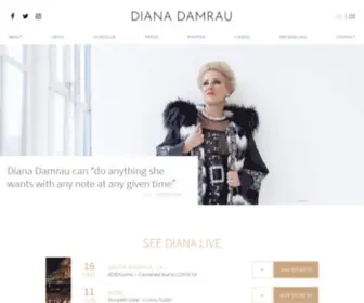 Diana-Damrau.com(Diana Damrau) Screenshot