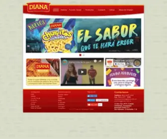 Diana.com.sv(Tortillitas jalapeños) Screenshot