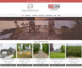 Dianacassidybush.com(Homes For Sale) Screenshot