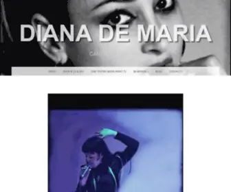 Dianademaria.com(Cantante y Actriz) Screenshot