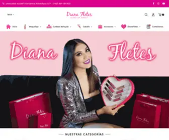 Dianafletes.com.mx(Makeup Diana Fletes) Screenshot