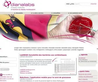 Dianalabs.ch(Dianalabs SA) Screenshot