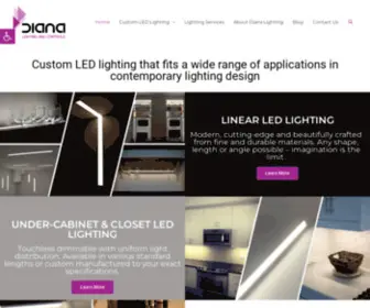 Dianalighting.com(Diana Lighting) Screenshot