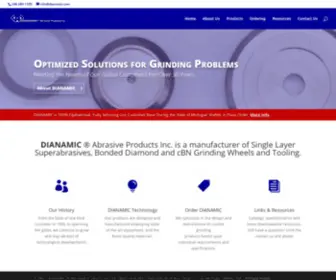 Dianamic.com(Abrasive Products Inc) Screenshot