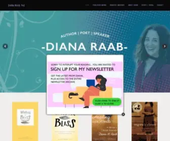 Dianaraab.com(Diana Raab) Screenshot