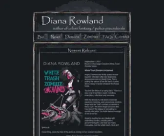 Dianarowland.com(Diana Rowland) Screenshot