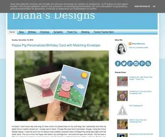 Dianasdesigns.ca(Diana's Designs) Screenshot