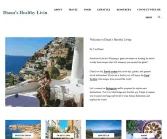 Dianashealthyliving.com(Diana's Healthy Living) Screenshot