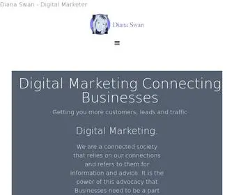 Dianaswan.com(Digital Marketing Connecting Businesses) Screenshot