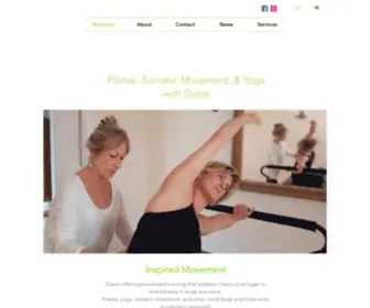 Dianebarker.ca(PILATES with Diane) Screenshot