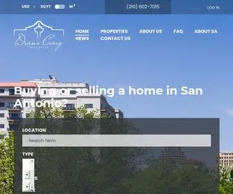 Dianecraig.net(Real State San Antonio) Screenshot