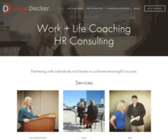 Dianedeckercoaching.com(Diane Decker Coaching) Screenshot