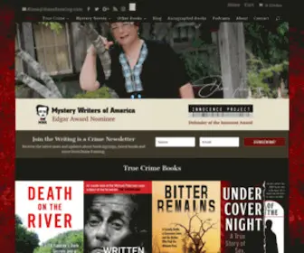 Dianefanning.com(Author of true crime books and crime novels) Screenshot