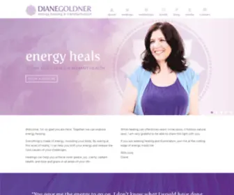 Dianegoldner.com(Energy healer Diane Goldner) Screenshot