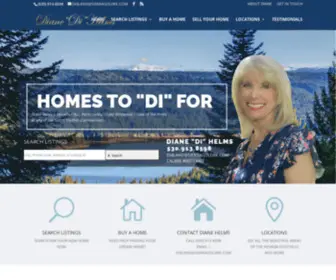 Dianehelms.com(Diane Helms Real Estate) Screenshot