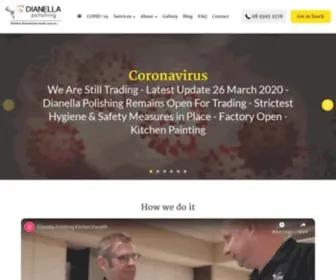 Dianellapolishing.com.au(Experts in Fixing Peeling Vinyl Wrap Kitchen Doors) Screenshot