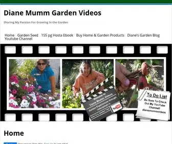 Dianemumm.com(Sharing My Passion For Growing In the Garden) Screenshot