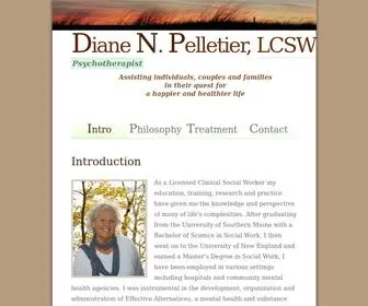Dianepelletierlcsw.com(Diane Pelletier LCSW) Screenshot