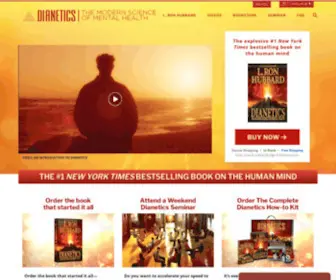 Dianetics.org(Official Dianetics Site) Screenshot
