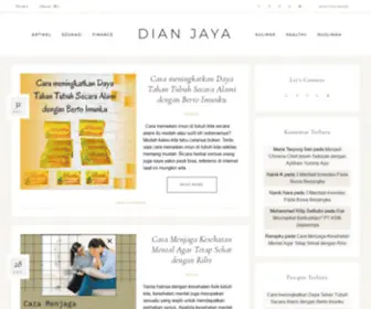 Dianjaya.com(My Blog) Screenshot