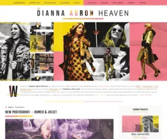 Diannaagron.org(Dianna Agron Heaven) Screenshot