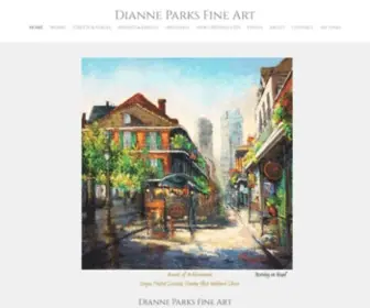 Dianneparksart.com(New Orleans Art Paintings by Dianne Parks) Screenshot