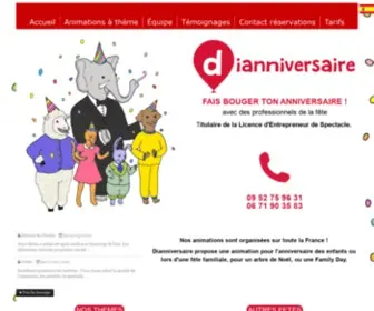 Dianniversaire.com(Animation Anniversaire Enfant) Screenshot