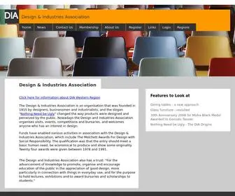 Dia.org.uk(The Design & Industries Association) Screenshot