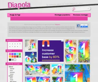 Diapola.fr(Montage photo en ligne gratuit avec) Screenshot