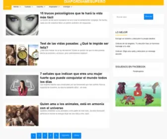 Diapordiamesupero.com(Crecimiento personal) Screenshot