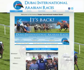 Diaraces.com(Dubai International Arabian Races) Screenshot