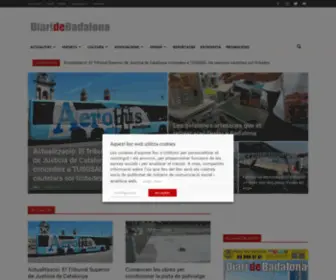 Diaridebadalona.com(Últimes notícies a Badalona) Screenshot