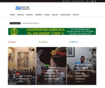 Diaridelmaestrat.com(Diari del Maestrat) Screenshot