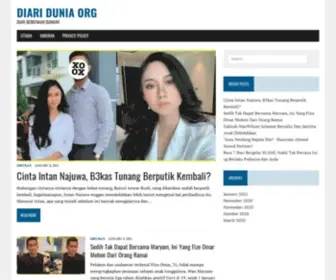 Diaridunia.org(Diari Berkenaan Duniawi) Screenshot