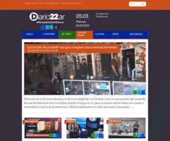 Diario21.tv(Diario22.ar www.diario22.ar) Screenshot