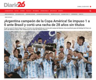 Diario26.com.ar(Diario 26) Screenshot