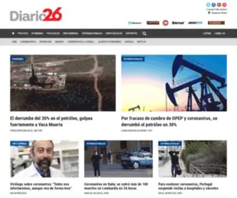 Diario26.com(Diario 26) Screenshot