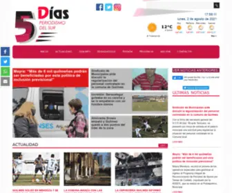 Diario5Dias.com.ar(Noticias de Quilmes) Screenshot