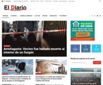 Diarioantofagasta.cl(El Diario de Antofagasta) Screenshot