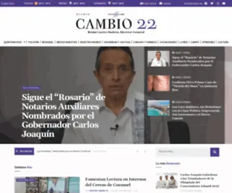 Diariocambio22.mx(Diario CAMBIO22) Screenshot