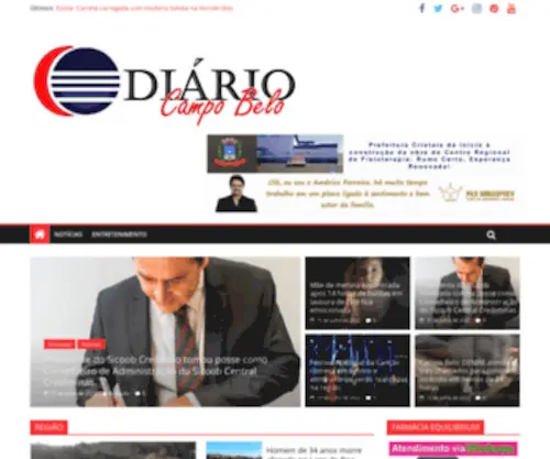 Diariocampobelo.com.br(Diariocampobelo) Screenshot