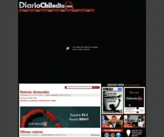 Diariochilecito.com.ar(Diario Chilecito) Screenshot