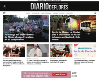 Diariodeflores.com.ar(Noticias del barrio de Flores) Screenshot