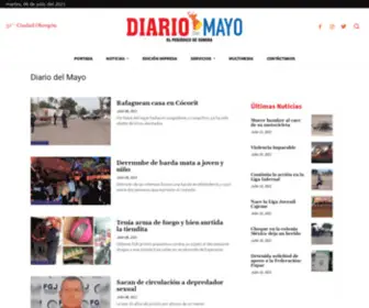 Diariodelmayo.mx(Diario del Yaqui) Screenshot