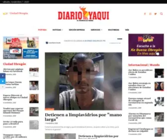 Diariodelyaqui.mx(El Periódico de Sonora) Screenshot