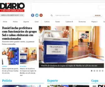 Diariodemarilia.com.br(Diário) Screenshot